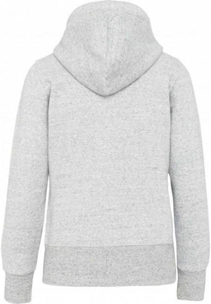 LADIES' VINTAGE ZIPPED HOODED SWEATSHIRT