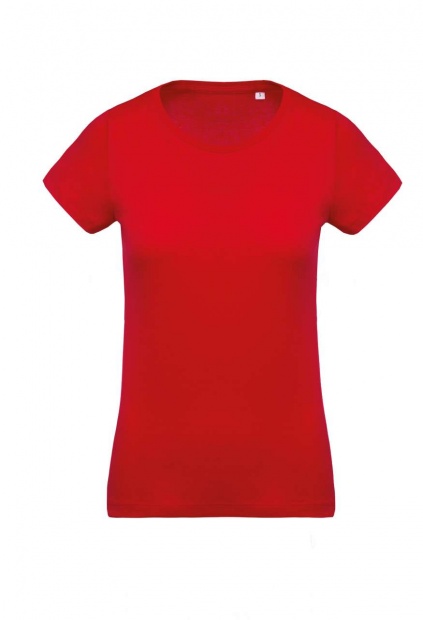 LADIES’ ORGANIC COTTON CREW NECK T-SHIRT