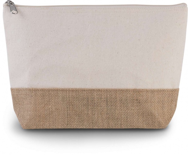 CANVAS & JUTE POUCH