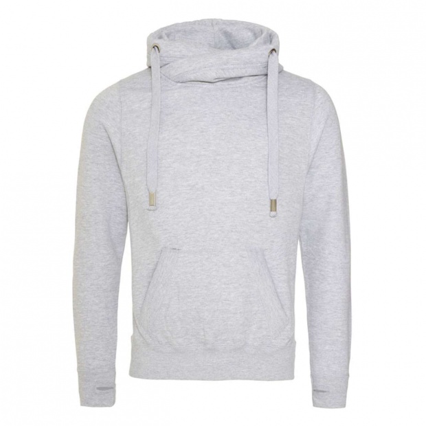 CROSS NECK HOODIE