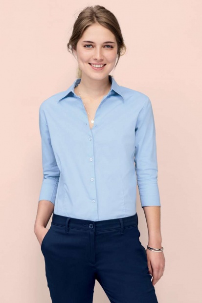 SOL'S EFFECT - 3/4 SLEEVE STRETCH WOMEN'S SHIRT