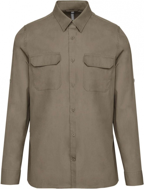 MEN'S LONG-SLEEVED SAFARI SHIRT