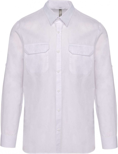 MEN'S LONG-SLEEVED SAFARI SHIRT