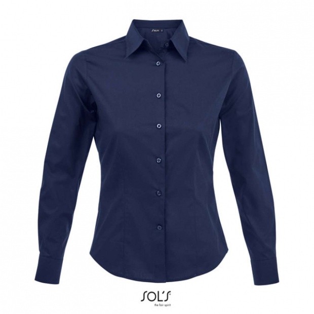 SOL'S EDEN - LONG SLEEVE STRETCH WOMEN'S SHIRT