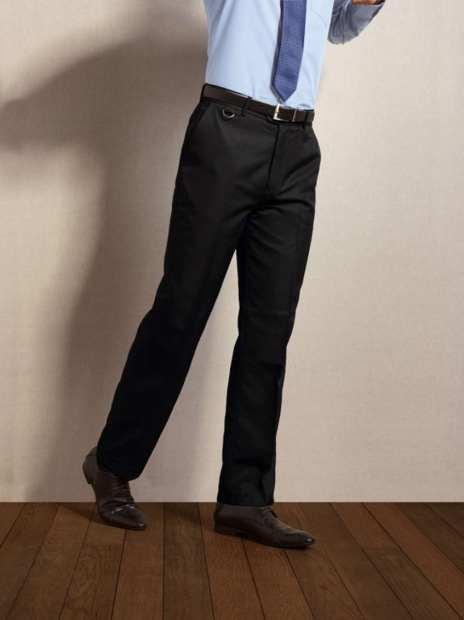 MEN’S LONG FLAT FRONT HOSPITALITY TROUSER