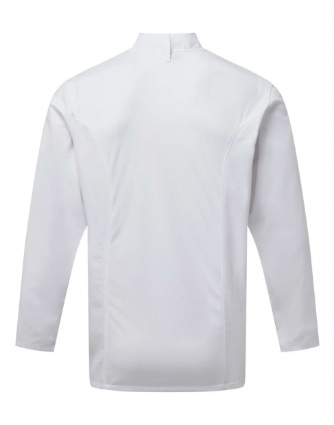 CHEF'S LONG SLEEVE COOLCHECKER® JACKET WITH MESH BACK PANEL