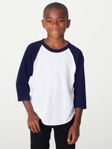 YOUTH 3/4 SLEEVE RAGLAN TEE