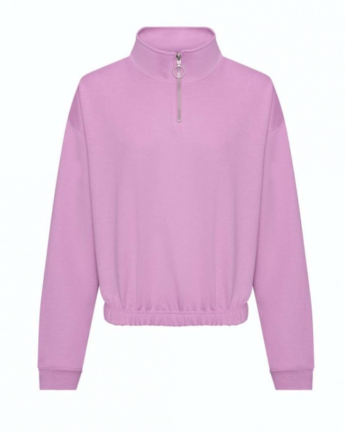 WOMEN'S CROPPED 1/4 ZIP SWEAT