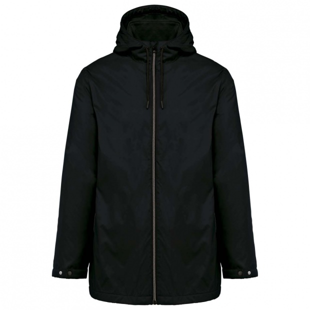 UNISEX HOODED JACKET WITH MICRO-POLARFLEECE LINING