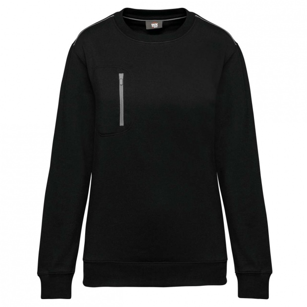 UNISEX DAYTODAY CONTRASTING POCKET SWEATSHIRT