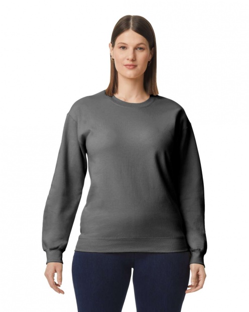 SOFTSTYLE MIDWEIGHT FLEECE ADULT CREWNECK