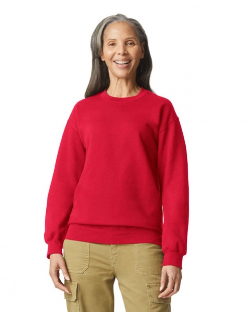 SOFTSTYLE MIDWEIGHT FLEECE ADULT CREWNECK