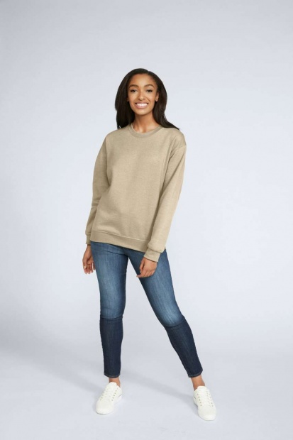 SOFTSTYLE MIDWEIGHT FLEECE ADULT CREWNECK