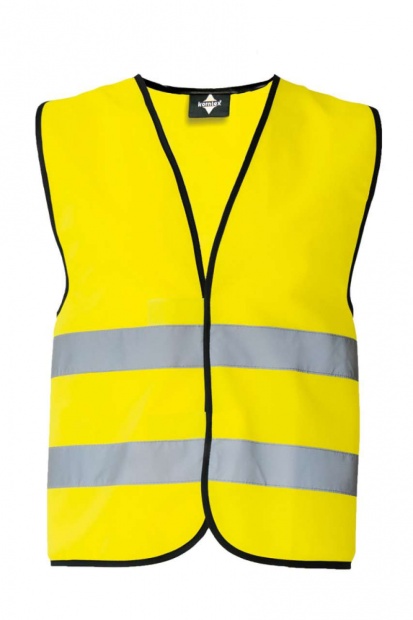 SAFETY VEST "WOLFSBURG" - BLACK HEM