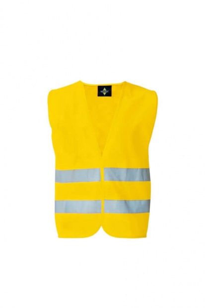 BASIC SAFETY VEST FOR PRINT "KARLSRUHE" - 2 VELCRO