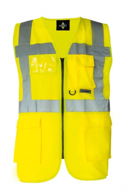 EXECUTIVE SAFETY VEST "BERLIN" - MULTIFUNCTIONAL WITH POCKETS