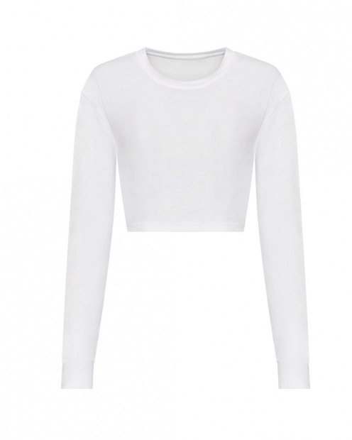 WOMEN'S L/S CROPPED T