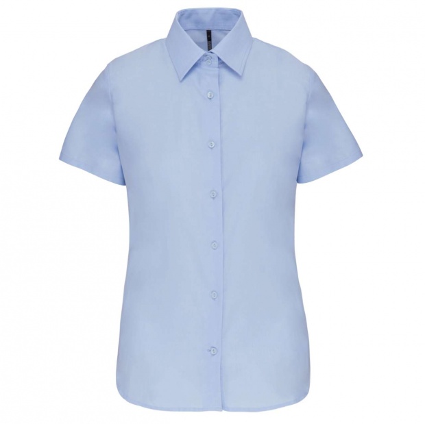 LADIES' SHORT-SLEEVED OXFORD SHIRT