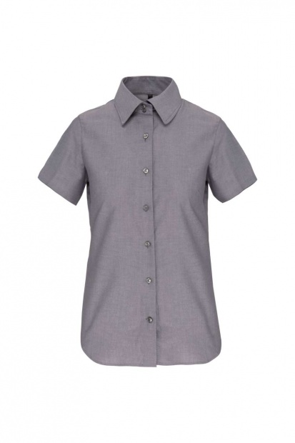 LADIES' SHORT-SLEEVED OXFORD SHIRT