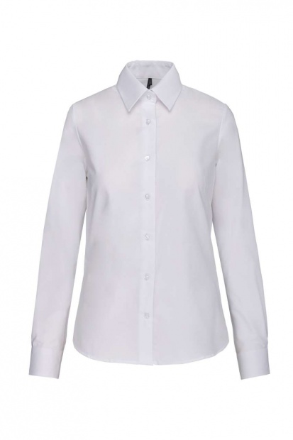 LADIES' LONG-SLEEVED OXFORD SHIRT