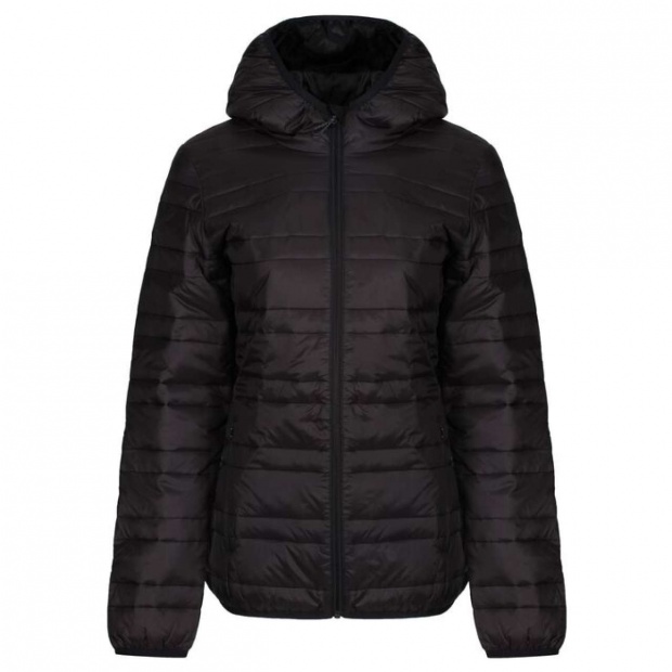 WOMENS HOODED PACKAWAY FIREDOWN JACKET