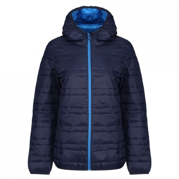 WOMENS HOODED PACKAWAY FIREDOWN JACKET