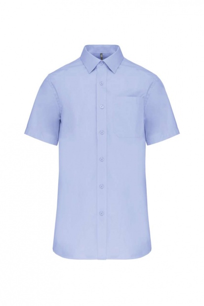 MEN'S SHORT-SLEEVED COTTON POPLIN SHIRT