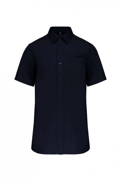 MEN'S SHORT-SLEEVED COTTON POPLIN SHIRT