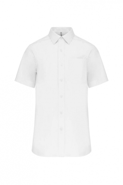 MEN'S SHORT-SLEEVED COTTON POPLIN SHIRT