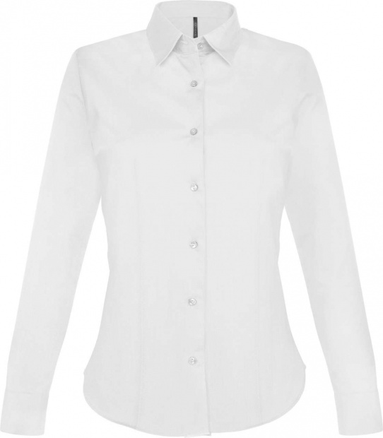 LADIES' LONG-SLEEVED STRETCH SHIRT