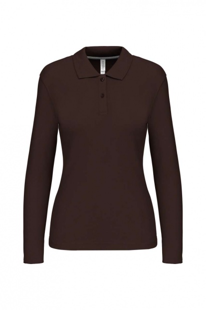 LADIES' LONG-SLEEVED POLO SHIRT