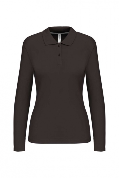 LADIES' LONG-SLEEVED POLO SHIRT