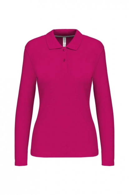 LADIES' LONG-SLEEVED POLO SHIRT