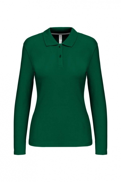 LADIES' LONG-SLEEVED POLO SHIRT