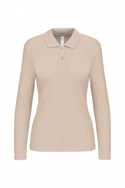 LADIES' LONG-SLEEVED POLO SHIRT