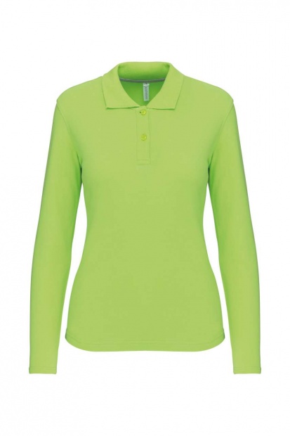 LADIES' LONG-SLEEVED POLO SHIRT