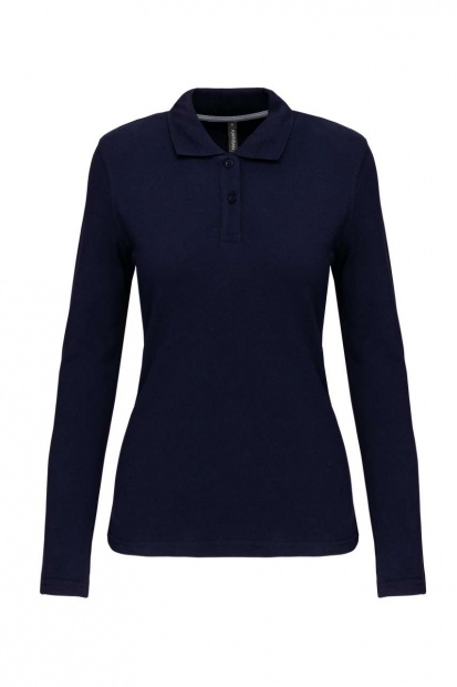 LADIES' LONG-SLEEVED POLO SHIRT