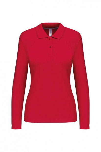 LADIES' LONG-SLEEVED POLO SHIRT