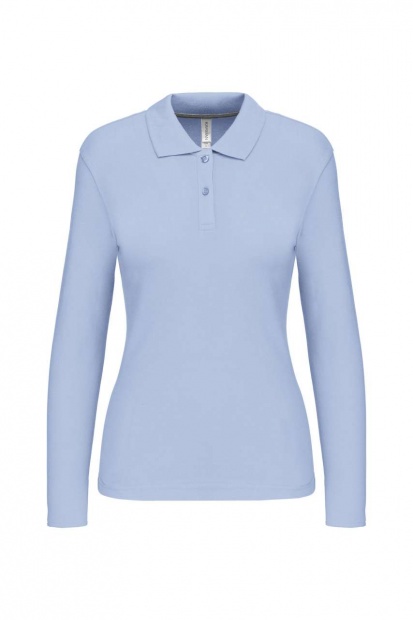 LADIES' LONG-SLEEVED POLO SHIRT