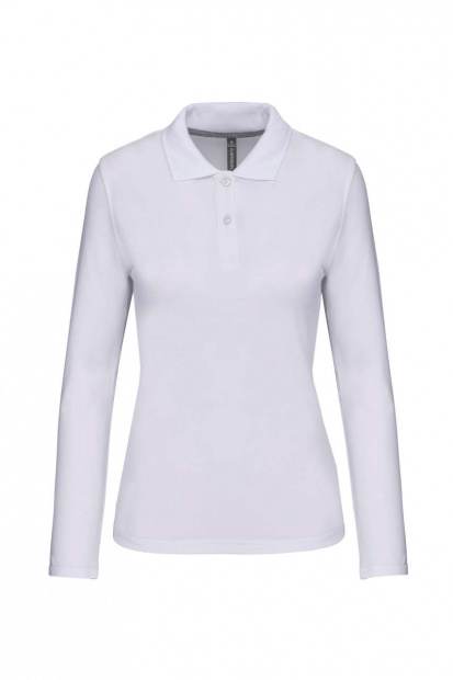 LADIES' LONG-SLEEVED POLO SHIRT