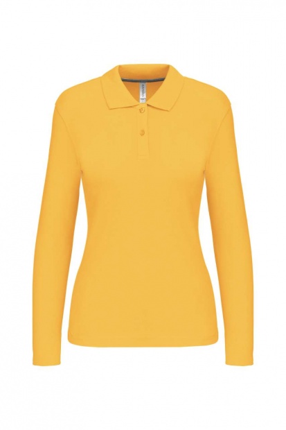 LADIES' LONG-SLEEVED POLO SHIRT