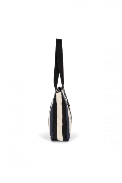 RECYCLED SHOPPING BAG - STRIPED PATTERN