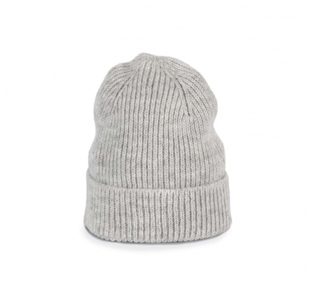 CLASSIC KNITTED BEANIE IN RECYCLED YARN