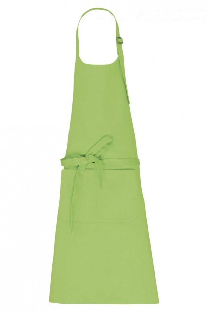 APRON WITH POCKET IN ORGANIC COTTON