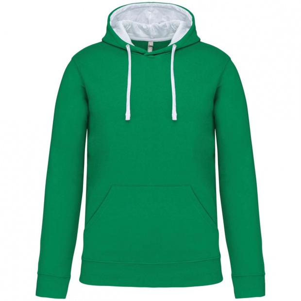 MEN'S CONTRAST HOODED SWEATSHIRT