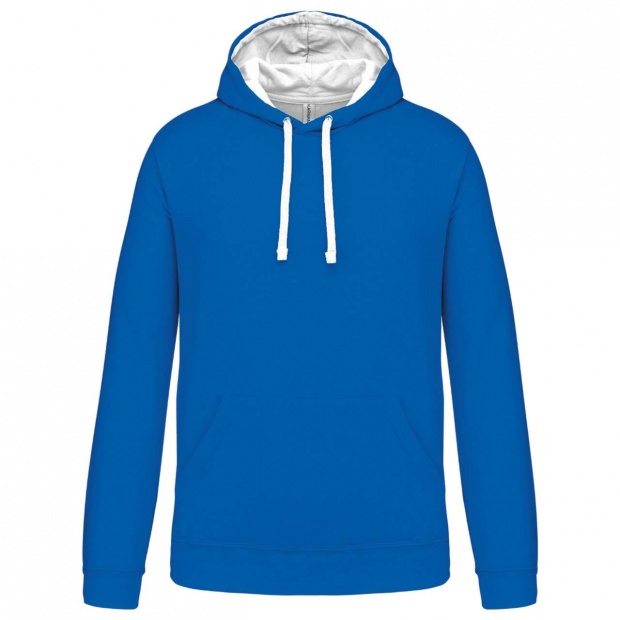 MEN'S CONTRAST HOODED SWEATSHIRT