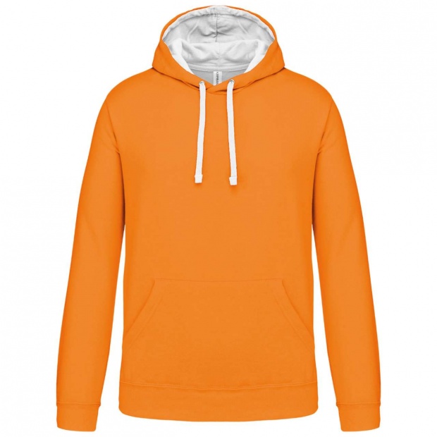 MEN'S CONTRAST HOODED SWEATSHIRT