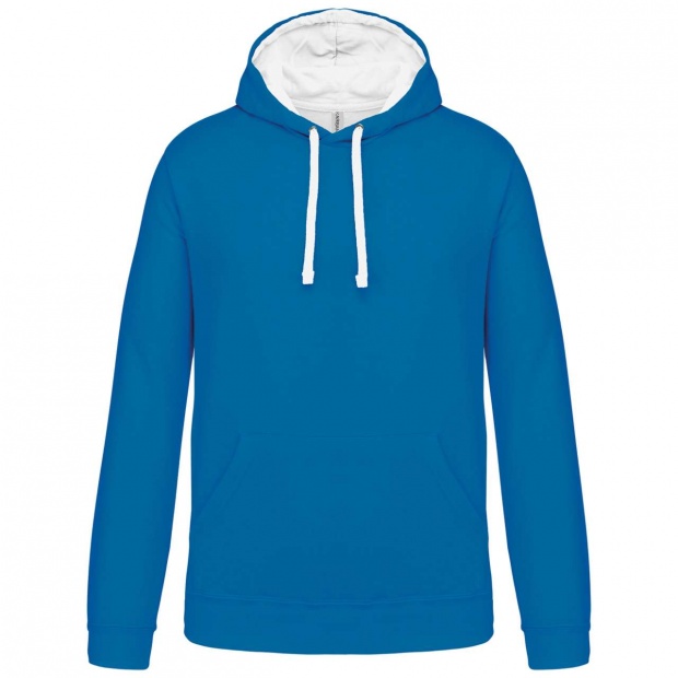 MEN'S CONTRAST HOODED SWEATSHIRT