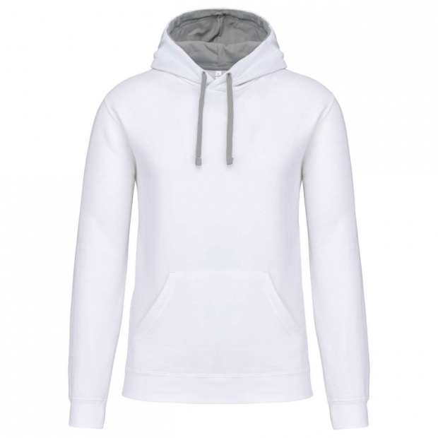 MEN'S CONTRAST HOODED SWEATSHIRT