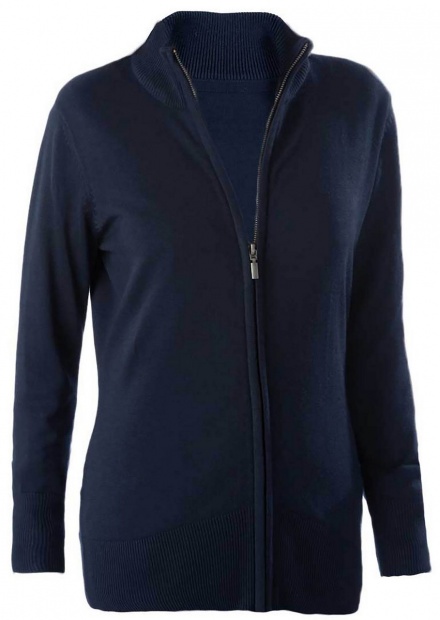 LADIES' FULL ZIP CARDIGAN